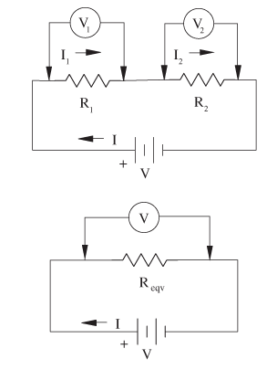 Resistors in a series.