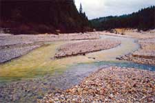Figure 9 is a photograph showing streamflow.